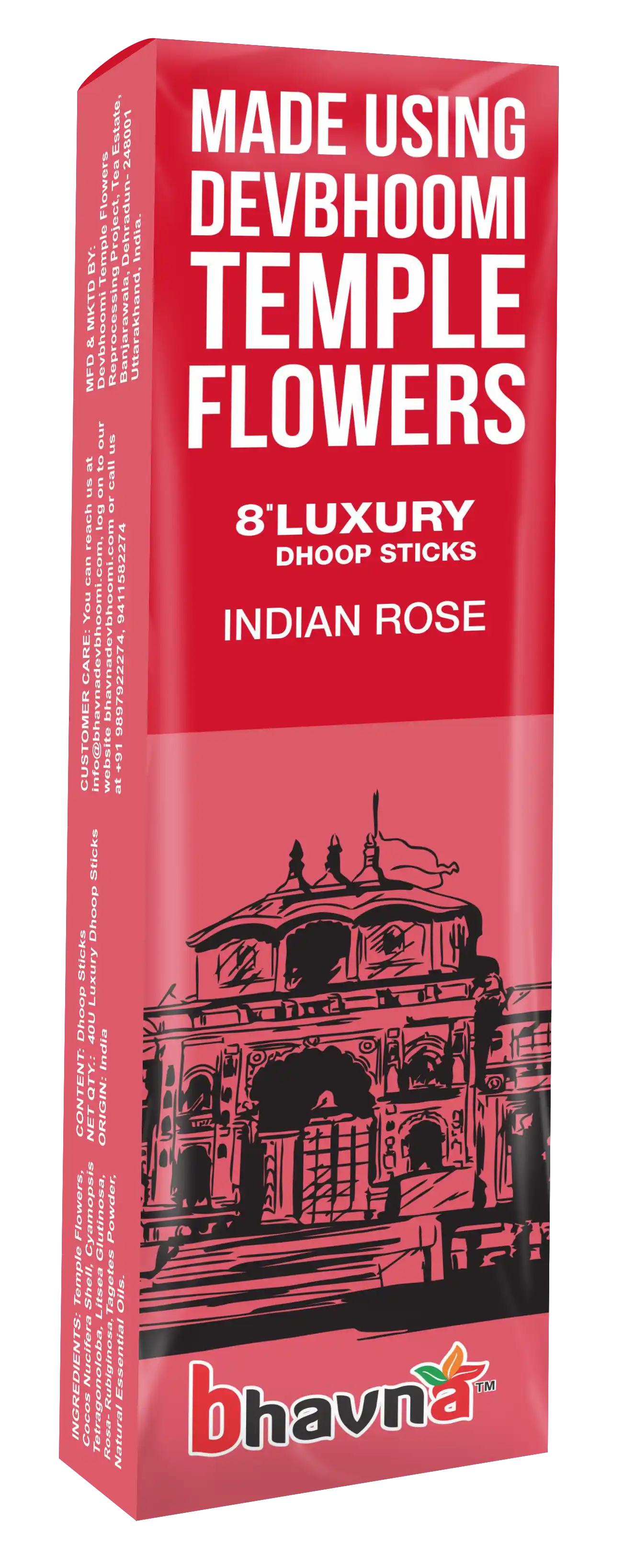 Bhavna Luxury Dhoop Sticks - Indian Rose