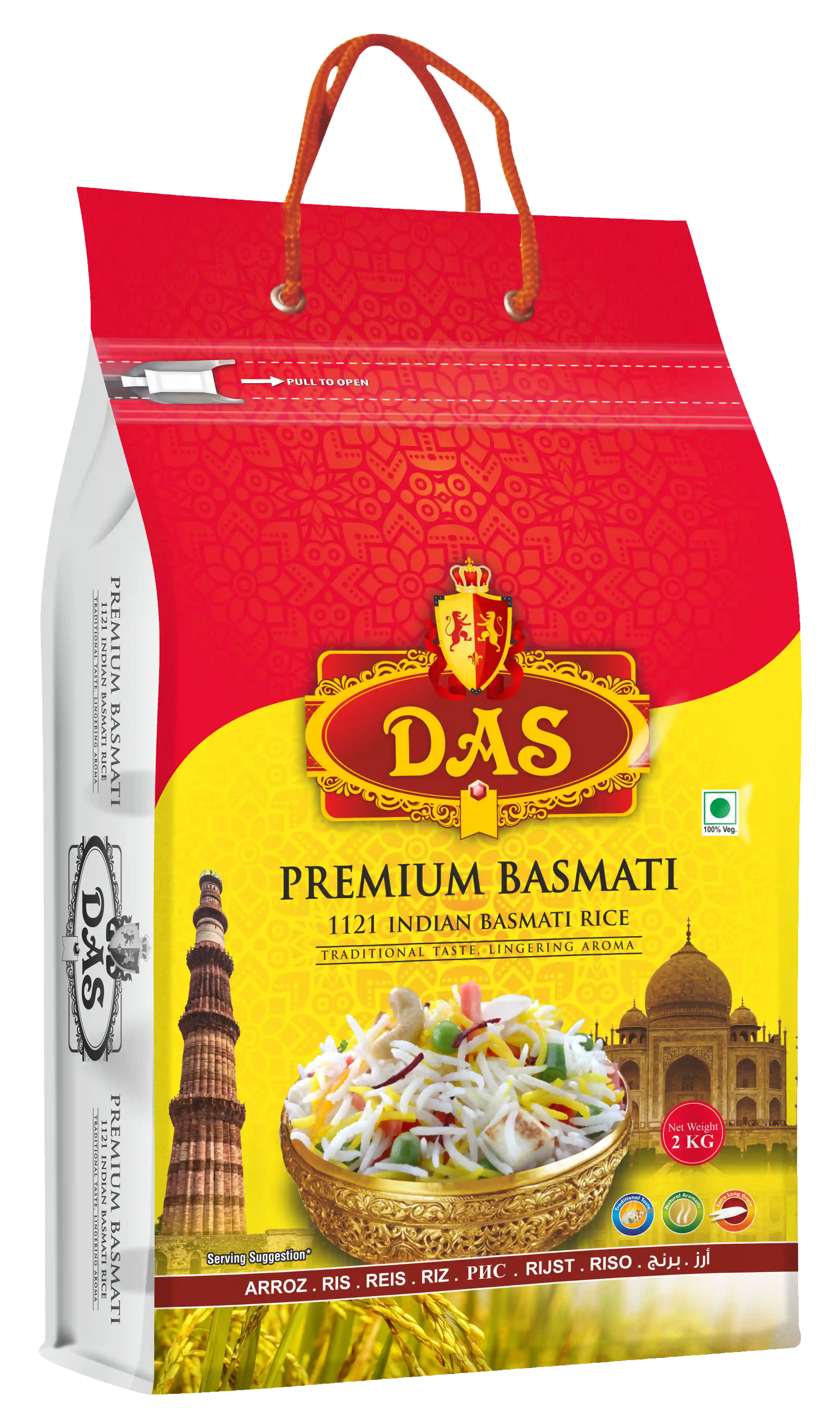 DAS Premium Basmati Rice - 2kg